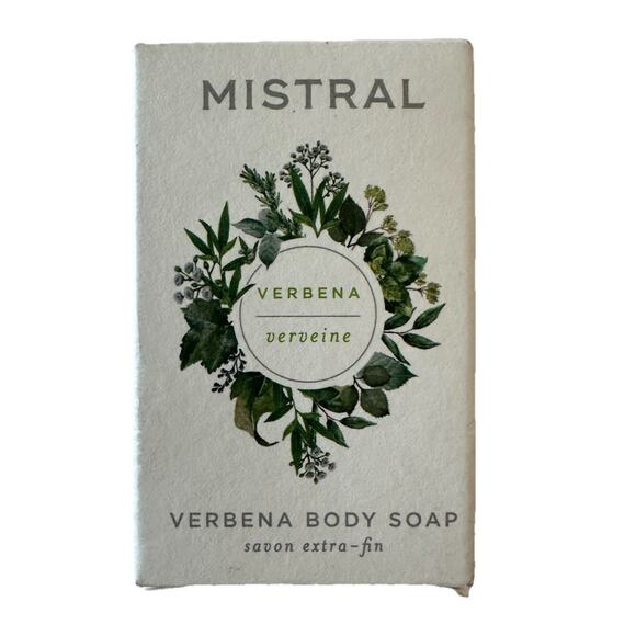 Mistral Gentle Bar Soap Verbena Body Soap Travel Size 1.59 Oz France NEW - Picture 2 of 3